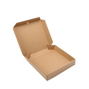 Pizza Box Plan Corrugated Brown 7x7x1.5 Inch (Pack Of 100)
