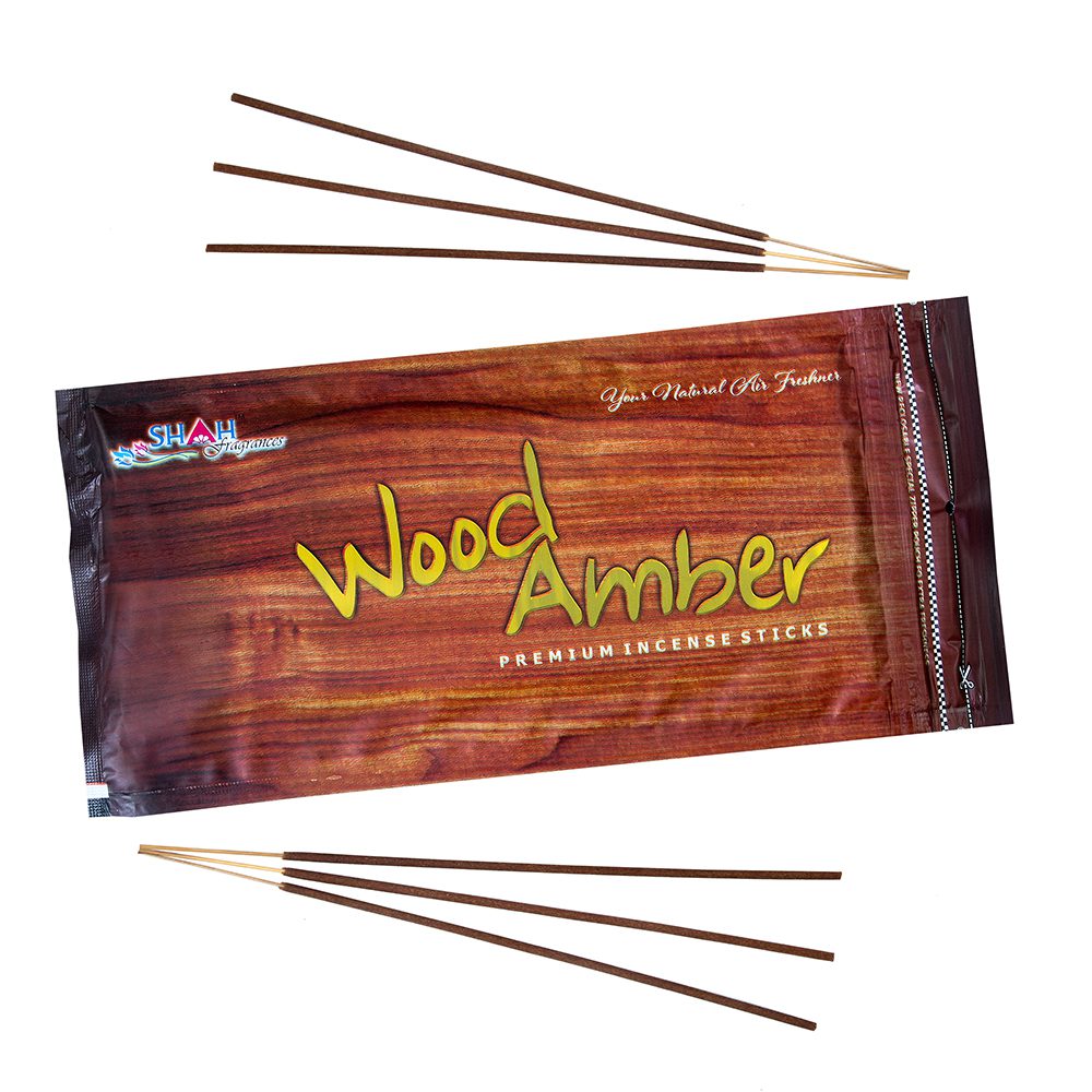 Premium Agarbatti Wood Amber (120 gram)