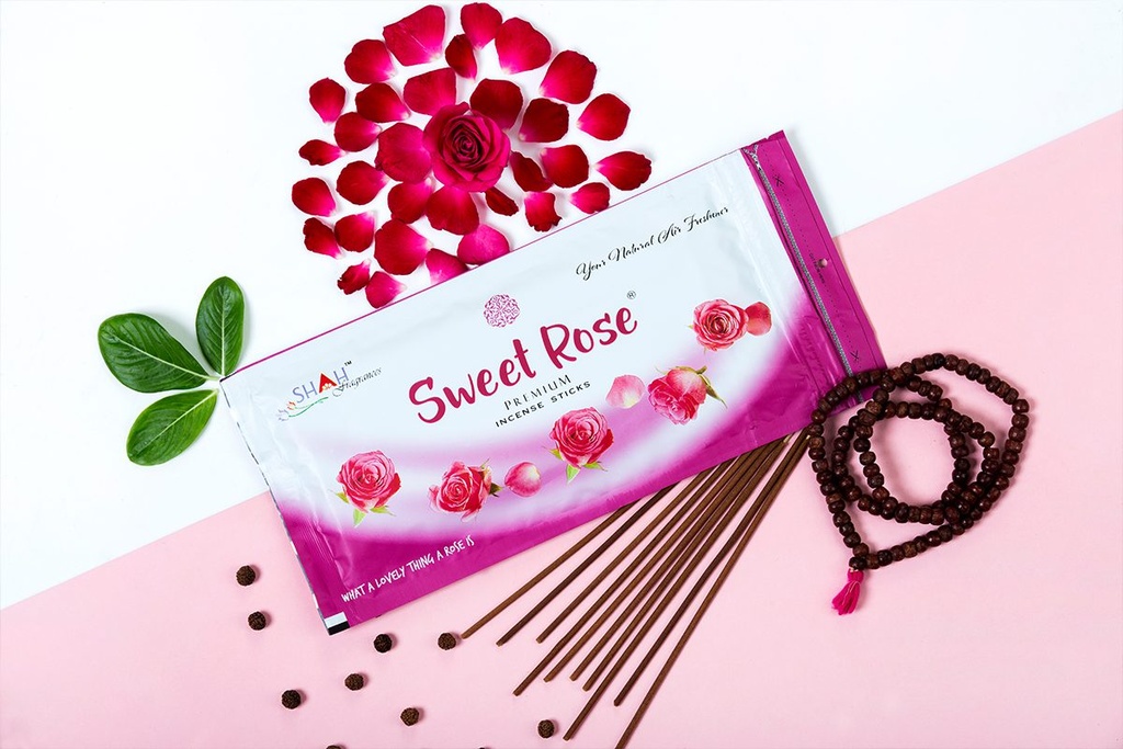 Premium Agarbatti Sweet Rose (125 gram)