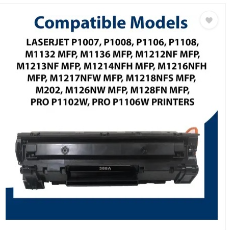 Compatible Laser Toner Cartridge 388A