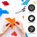 Origami Construction Paper Fluorescent Mix Color (Pack of 20)