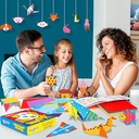Origami Construction Paper Fluorescent Mix Color (Pack of 20)