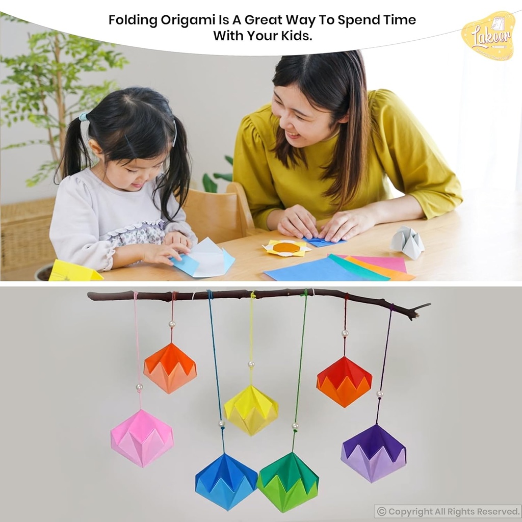 Origami Construction Pastel Craft Paper Mix Color (Pack of 20)