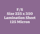 FS Lamination Sheet 125 Micron (Pack Of 100)