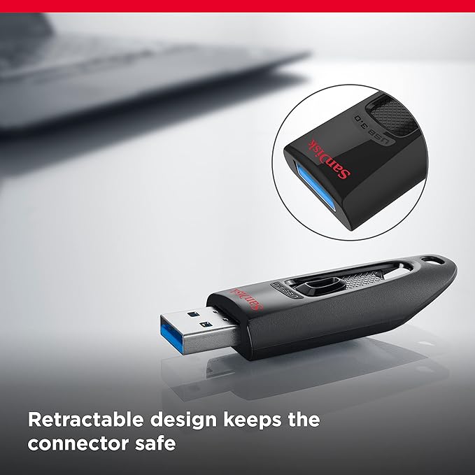SanDisk Ultra Pendrive 64 GB (USB 3.0 Flash Drive)