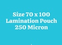 Lamination Pouch Film 70x100mm 250 Micron (Pack Of 100)