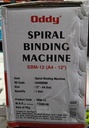 Oddy Spiral Binding Machine A4 Size (12 Inch / 39 Holes Punch)