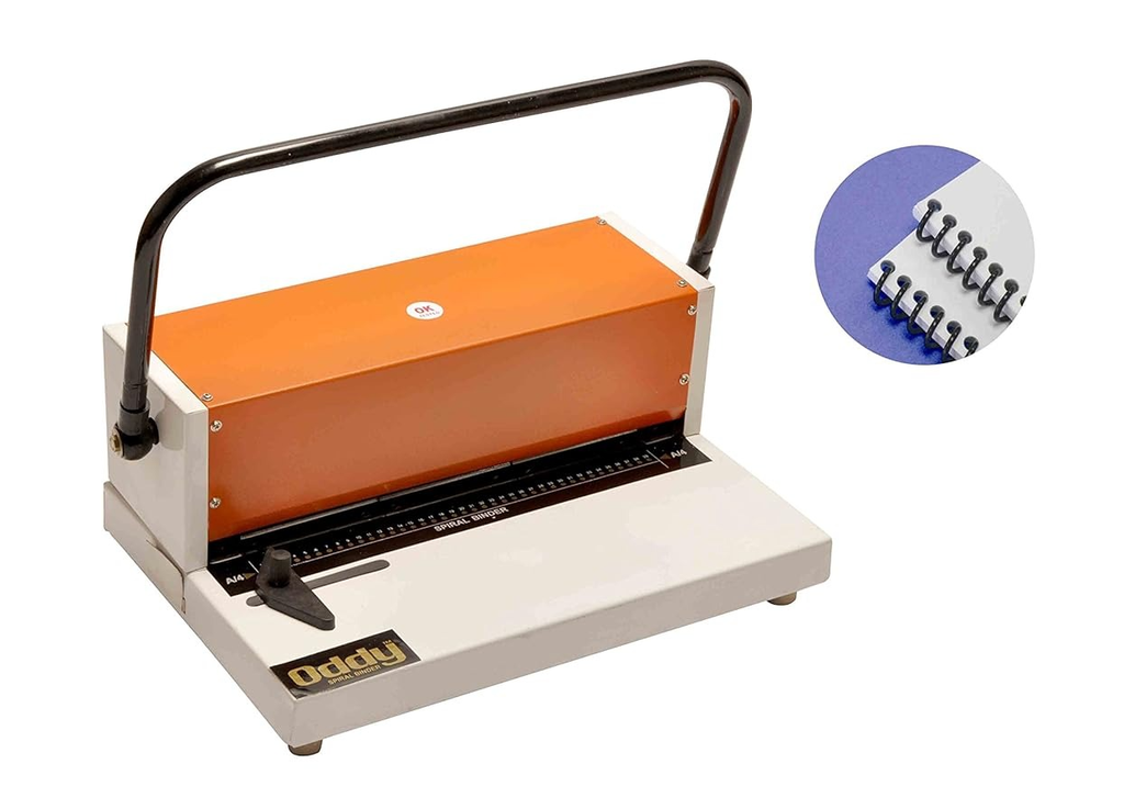 Oddy Spiral Binding Machine A4 Size (12 Inch / 39 Holes Punch)