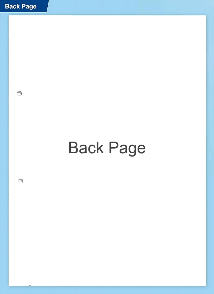 Project Paper A4 One Side Ruled Paper (Pack of 100)