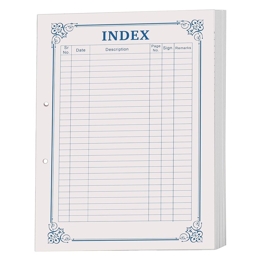 Project Paper A4 Double Side Ruled Paper Plain (Pack of 100)