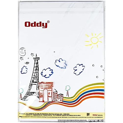 Oddy A4 Ivory Sheet 210 Gsm White Colour (Pack Of 25)