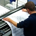 Technova White Plotter Paper Roll 36 Inch x 45mtr, 80gsm (Plotter Roll) 