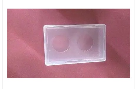 Plastic Transparent Visiting Card Holder Box (Pack Of 20)