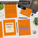 Pastel Colour Paper A3 Size 160 Gsm Dark Orange Colour Double Sided (Pack Of 20)