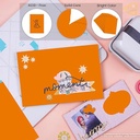 Pastel Colour Paper A3 Size 160 Gsm Dark Orange Colour Double Sided (Pack Of 20)