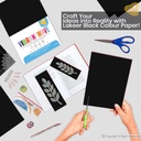 Pastel Colour Paper A3 Size 160 Gsm Black Colour Double Sided (Pack Of 20)