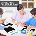 Pastel Colour Paper A3 Size 160 Gsm Black Colour Double Sided (Pack Of 20)