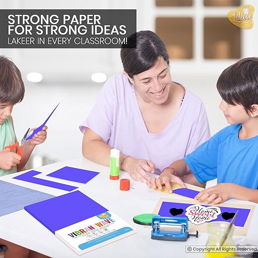 Pastel Colour Paper A3 Size 160 Gsm Dark Blue Colour Double Sided (Pack Of 20)