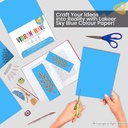 Pastel Colour Paper A3 Size 160 Gsm Firozi Colour Double Sided (Pack Of 20)