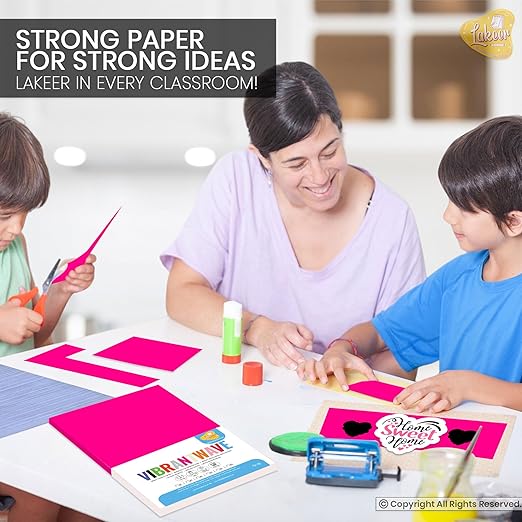 Pastel Colour Paper A3 Size 160 Gsm Rani Colour Double Sided (Pack Of 20)