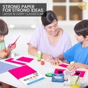 Pastel Colour Paper A3 Size 160 Gsm Rani Colour Double Sided (Pack Of 20)