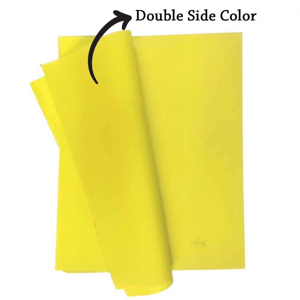 Pastel Colour Paper A3 Size 160 Gsm Yellow Colour Double Sided (Pack Of 20)