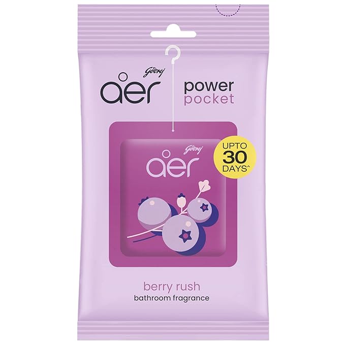 Godrej Aer Power Pocket Berry Rush 10g (Air Freshener Pouch)