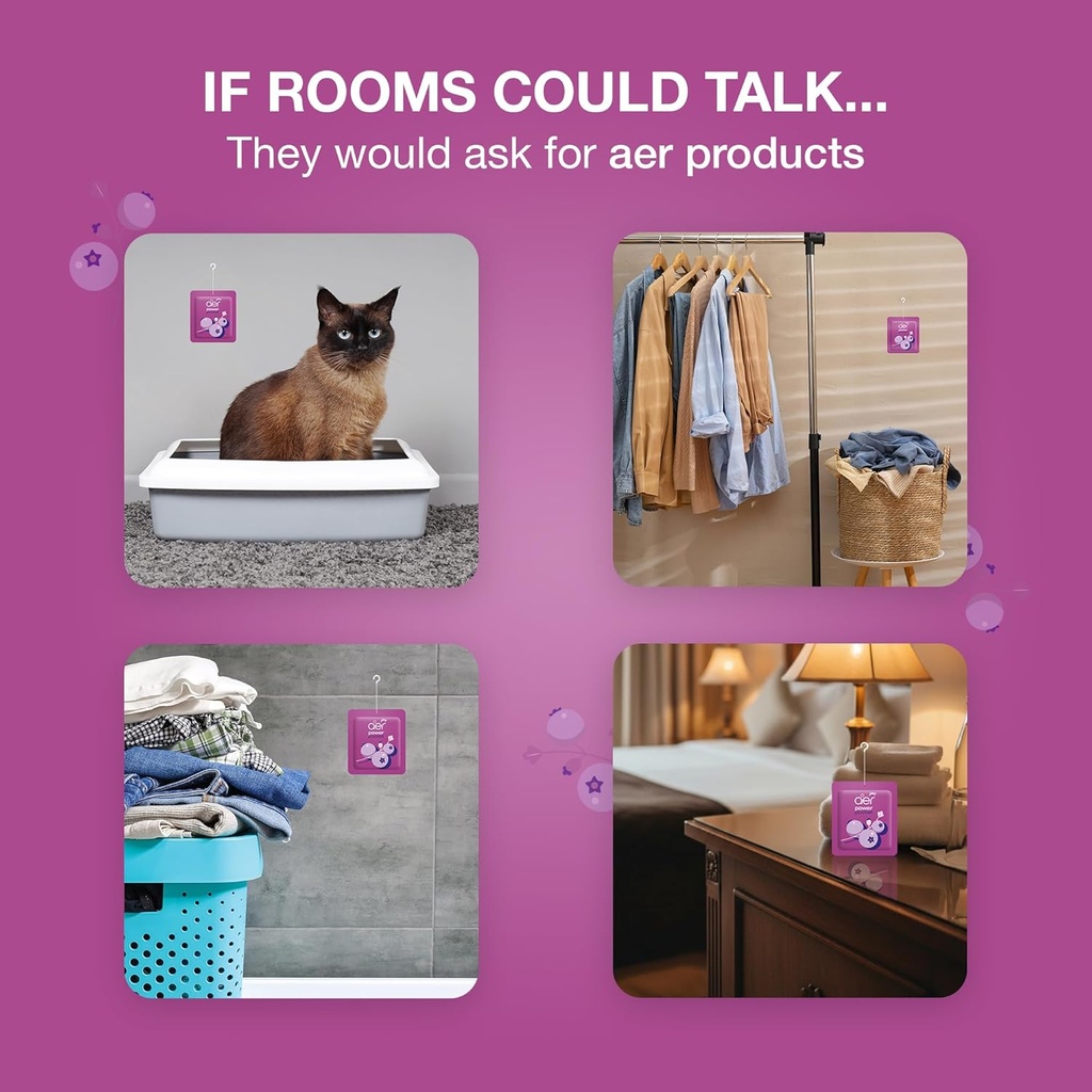 Godrej Aer Power Pocket Berry Rush 10g (Air Freshener Pouch)