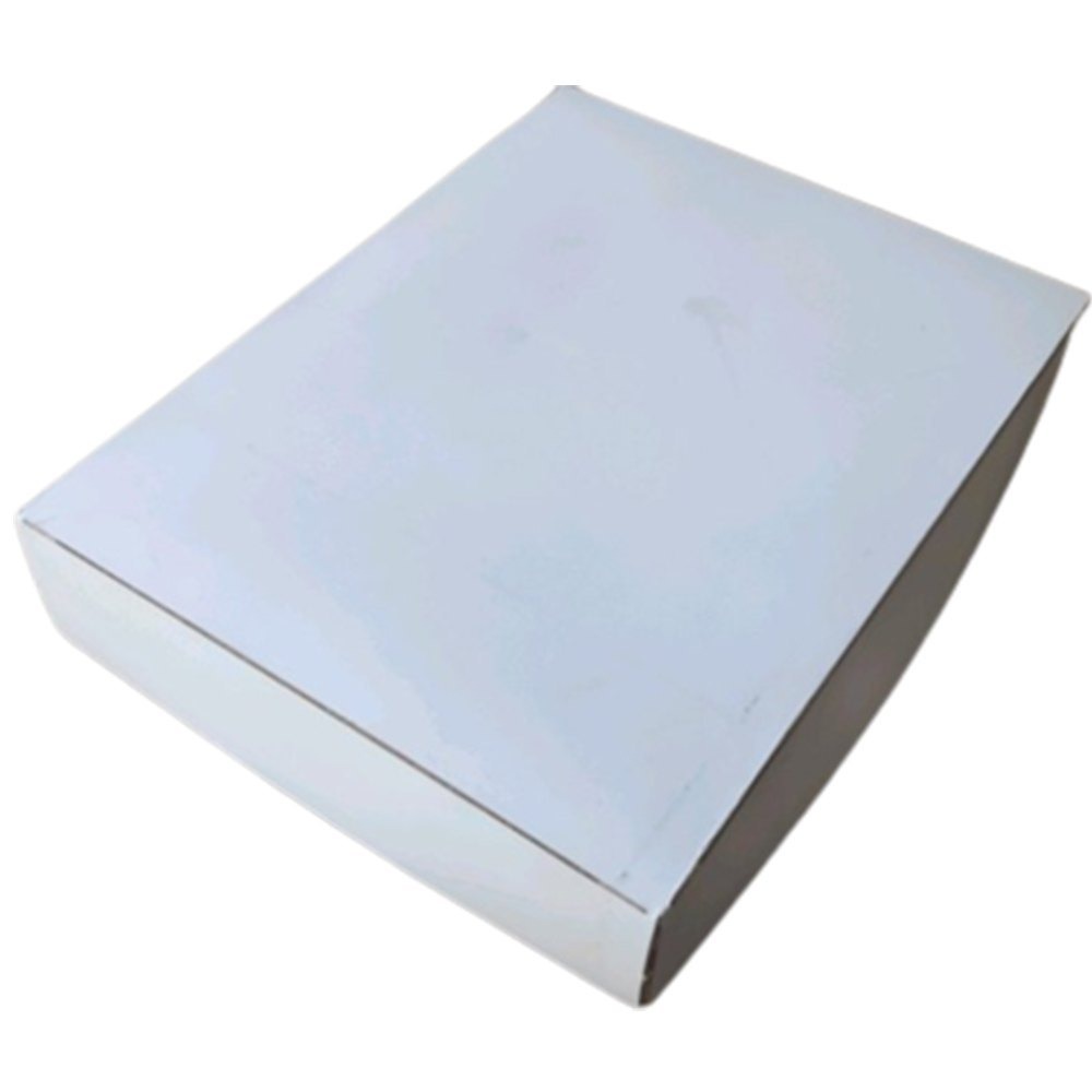 Sweet Box 7x5x2.5 Inch, For 750gm to 1kg Mithai, White Craft (Pack Of 100)
