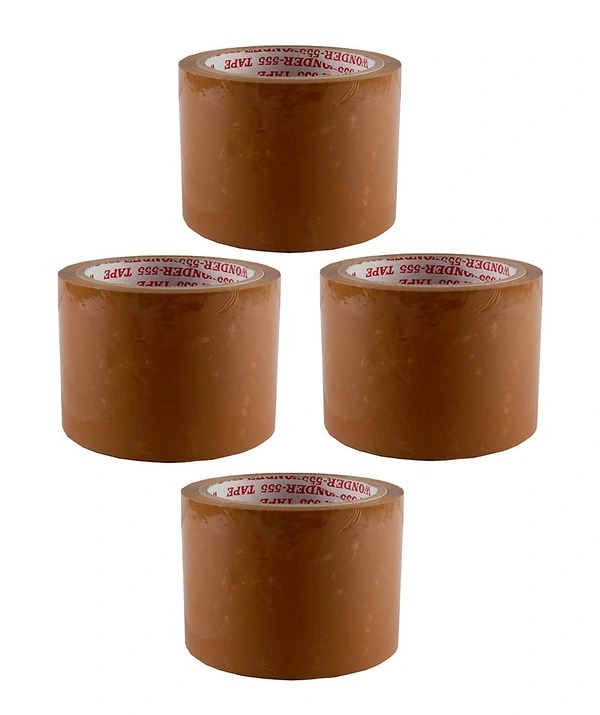 Redking Brown Cello Tape 3 Inch 72mm x 36mtr (Pack of 4)