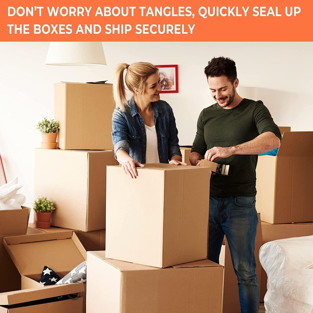 Redking Brown Cello Tape 3 Inch 72mm x 36mtr (Pack of 4)