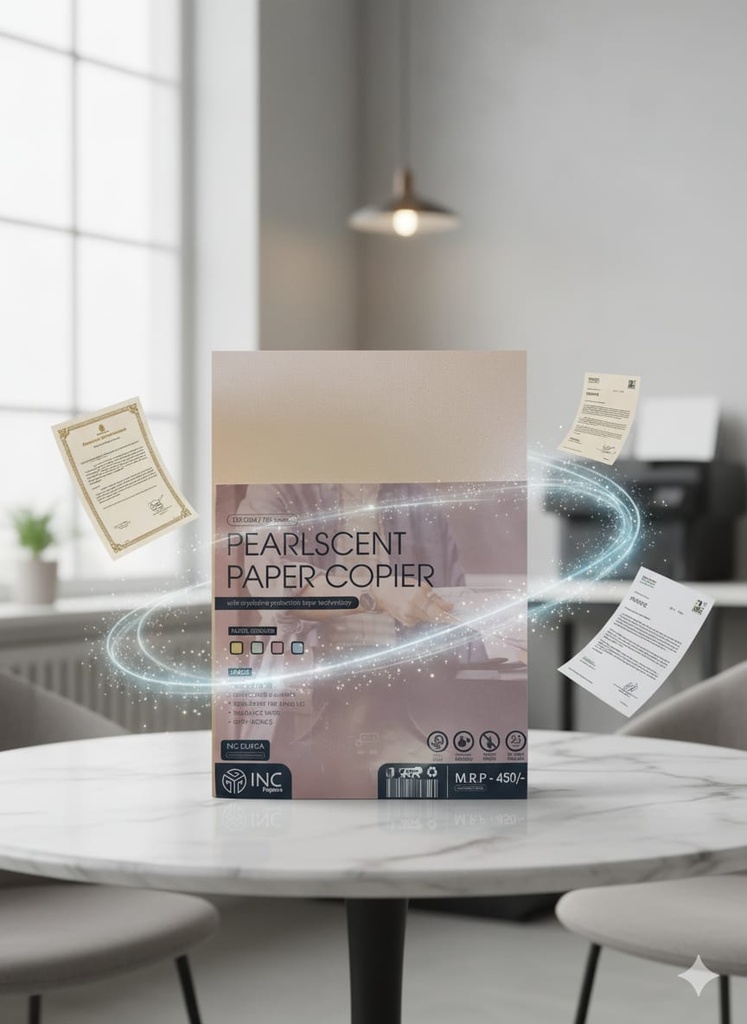 Pink A4 100 Gsm Pearl Colour Fragrance Paper (Pack Of 20)