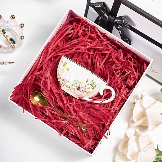 Shredder Paper Red Pastel Colour (200 Gram Pouch)