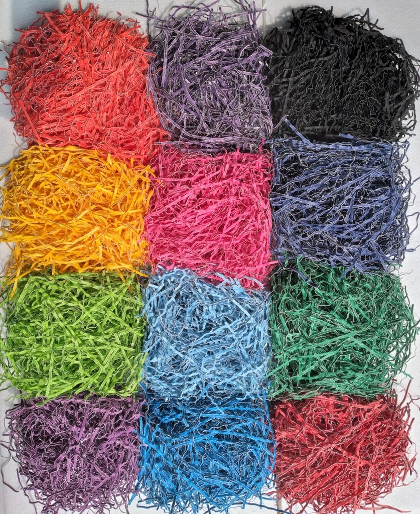 Shredder Paper Red Pastel Colour (200 Gram Pouch)