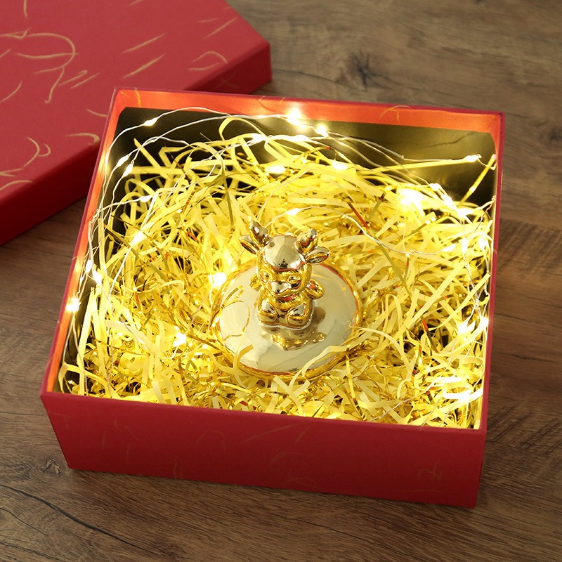 Shredder Paper For Packing Yellow Pastel Colour (Pack Of 500 Gram)