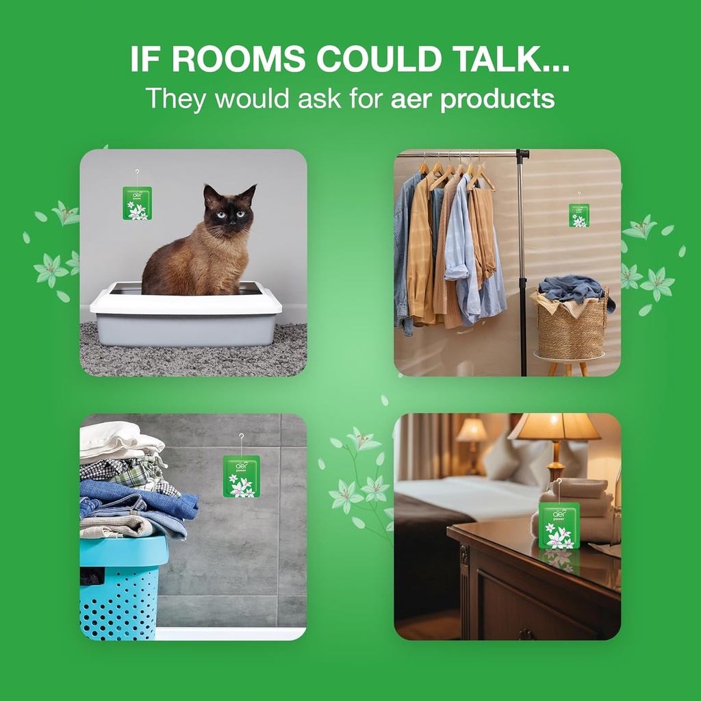 Godrej Aer Power Pocket Jasmine Floral Delight 10g (Air Freshener Pouch)