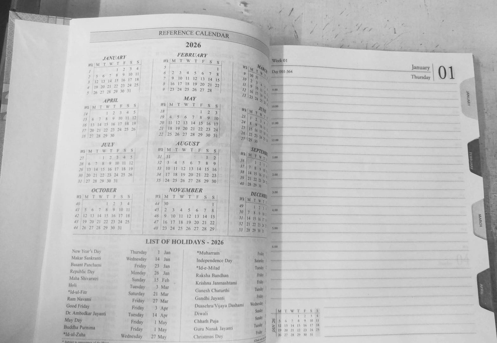 Executive New Year Diary 2026 (Smile A/67)