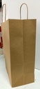 Brown Kraft Paper Bags with Twisted Handles 10"x5"x13" Inch 150 Gsm (Pack of 25)