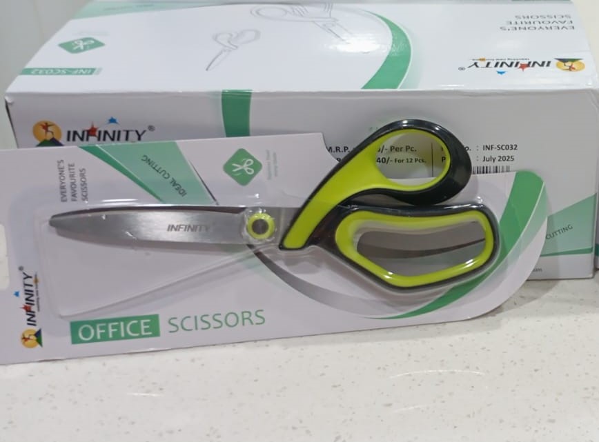 Infinity Office Scissors 6.69 Inch (INF-SC032) | SHRI LALSHAH PAPERS ...