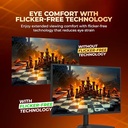 AOC Monitor 24B36H / 23.8 Inch 100Hz IPS Monitor IPS 1920×1080 Full HD Display 