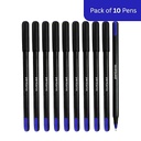 Pentonic Ball Pen 0.7mm Blue Colour Refillable Pen (Pack Of 10)