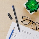 Pentonic Ball Pen 0.7mm Black Colour Refillable Pen (Pack Of 10)