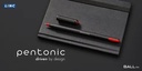 Pentonic Ball Pen 0.7mm Red Colour Refillable Pen (Pack Of 10)