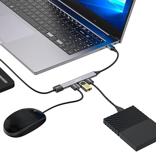 UPORT 4 Port USB Hub 3.0 with Hi-Speed Data Transfer