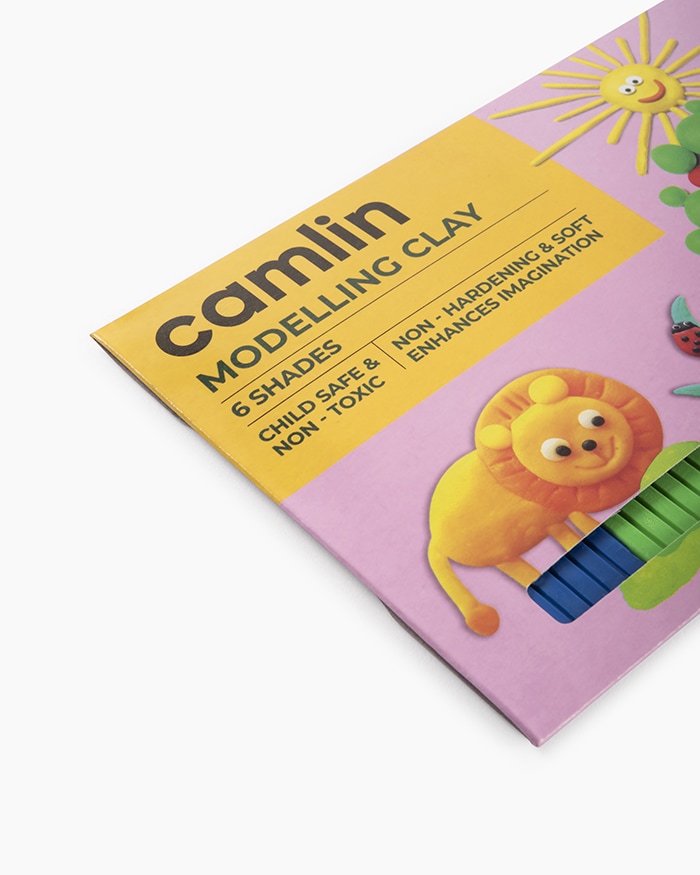 Camlin Modelling Clay Assorted 6 Shades (100 gram)