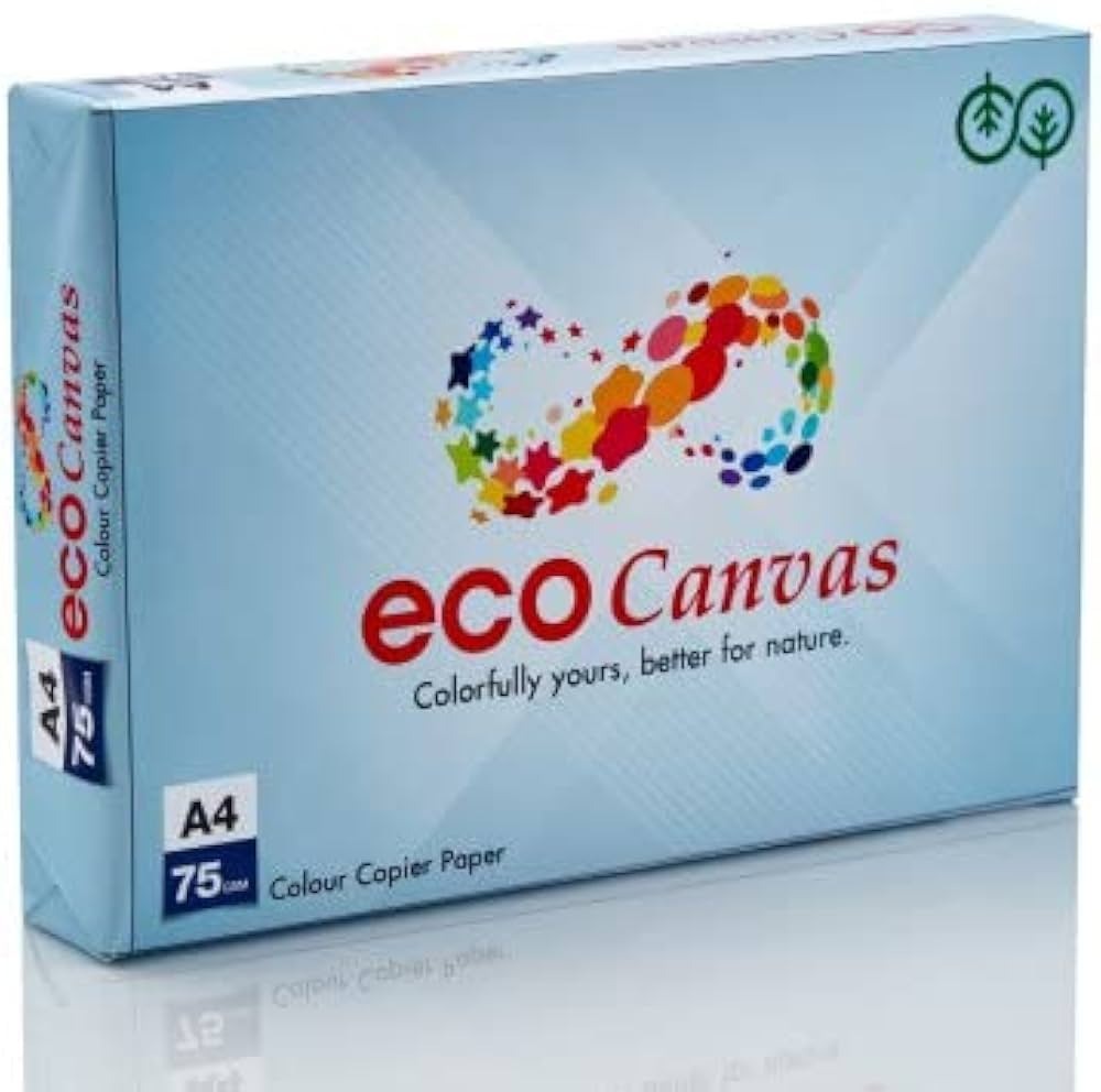 JK Eco Canvas Pink Colour Copier Paper A4 75 Gsm