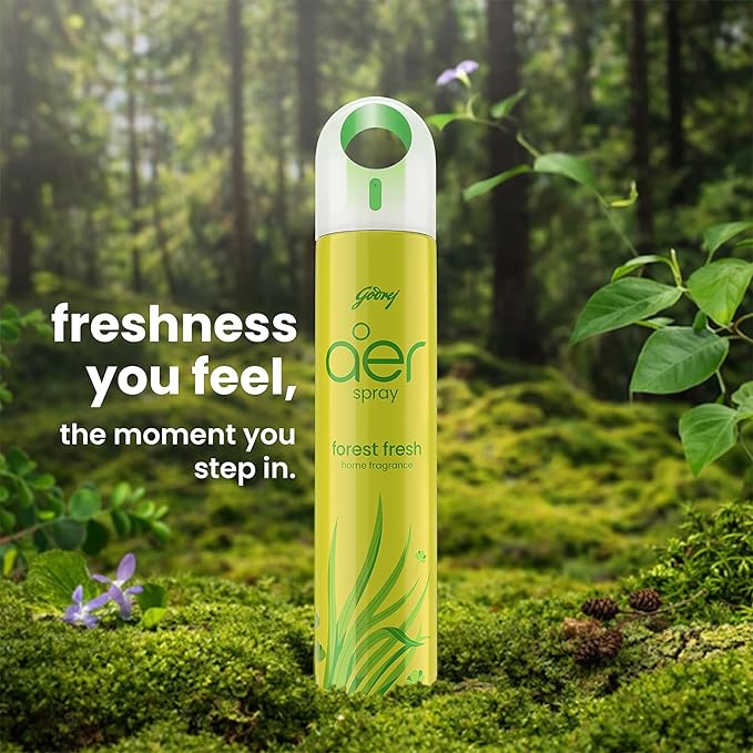 Godrej aer Spray Room Freshener Flavour Forest Fresh