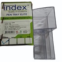 Index Pen Tray Elite Acrylic Visiting Card Type Pen Stand