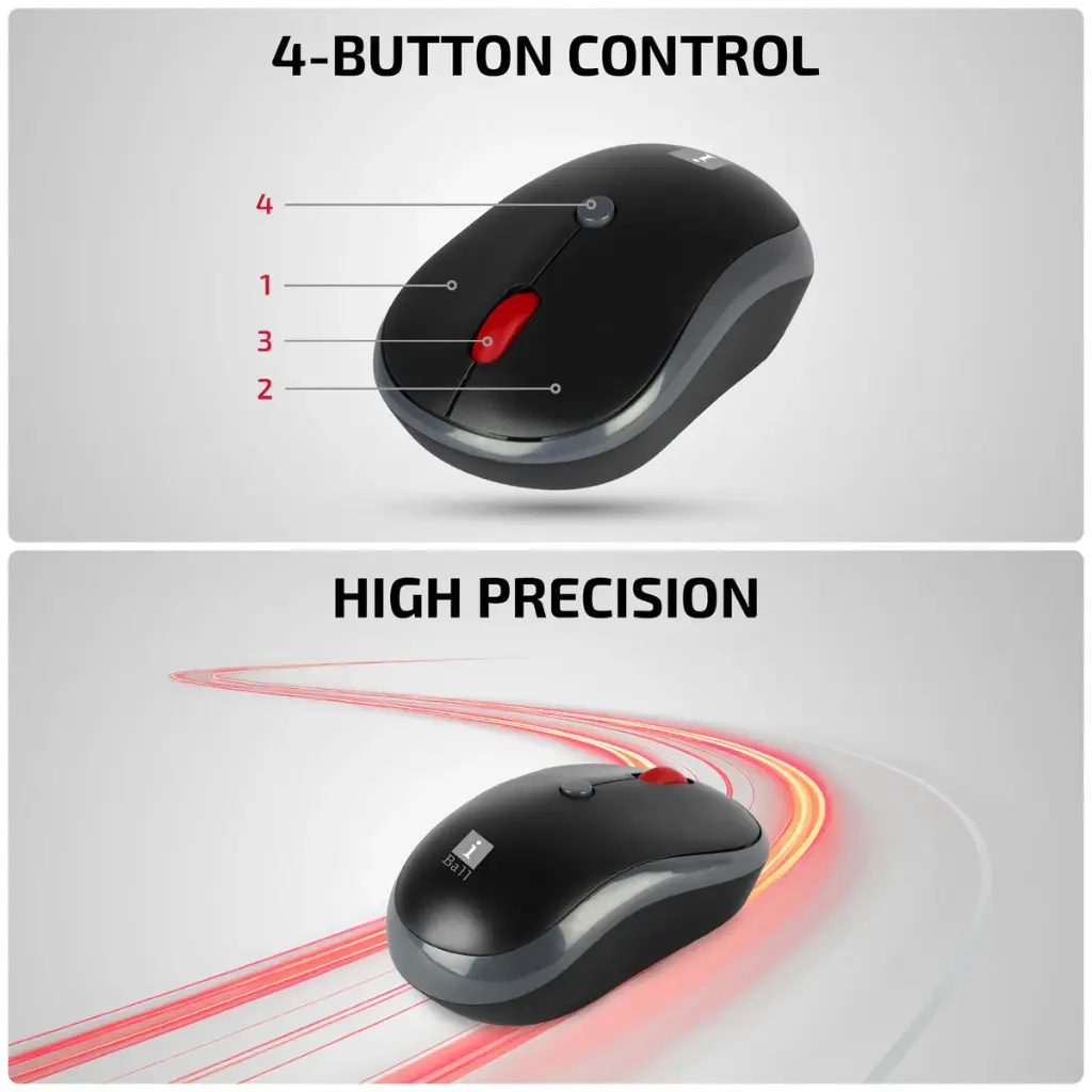 IBall ClickSet S350 Wireless Combo Set (Keyboard & Mouse)