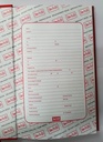 Ledger Register 6 Quire Single Line Ruled  (Pack Of 2)